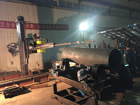 Manipulador de columna de alta calidad 2x2 soldadura por tanque de tubería